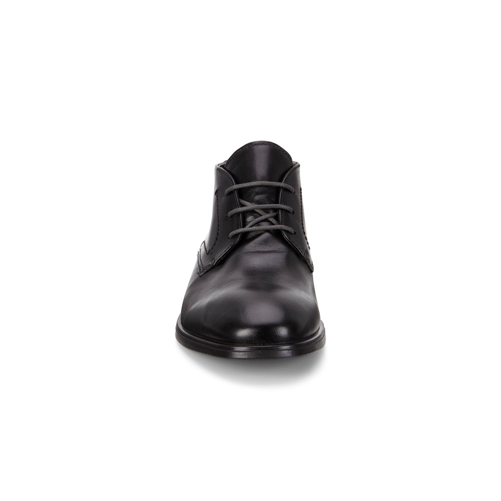 ECCO Mens Boots Black - Melbourne Dress - AGC-670498